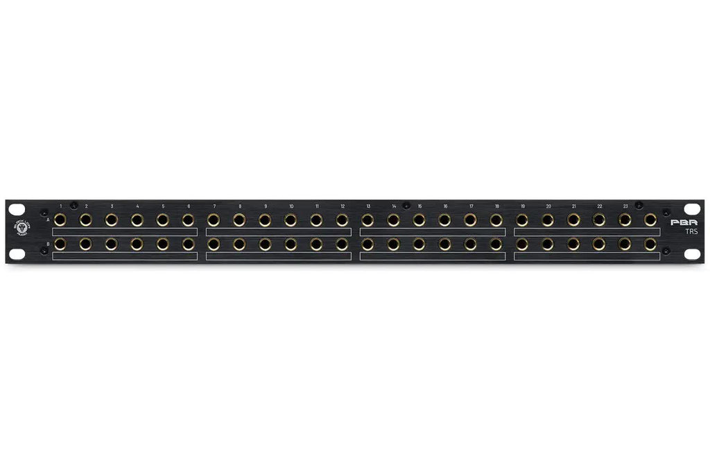 Black Lion Audio PBR-TRS 48-Point Gold Plated TRS Patch Bay