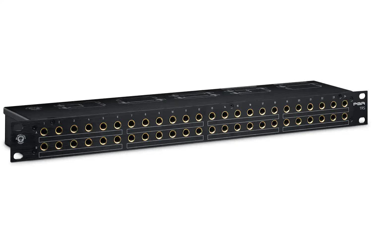 Black Lion Audio PBR-TRS 48-Point Gold Plated TRS Patch Bay