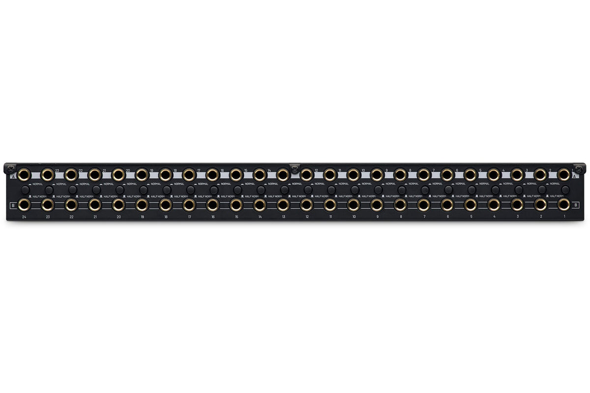 Black Lion Audio PBR-TRS 48-Point Gold Plated TRS Patch Bay