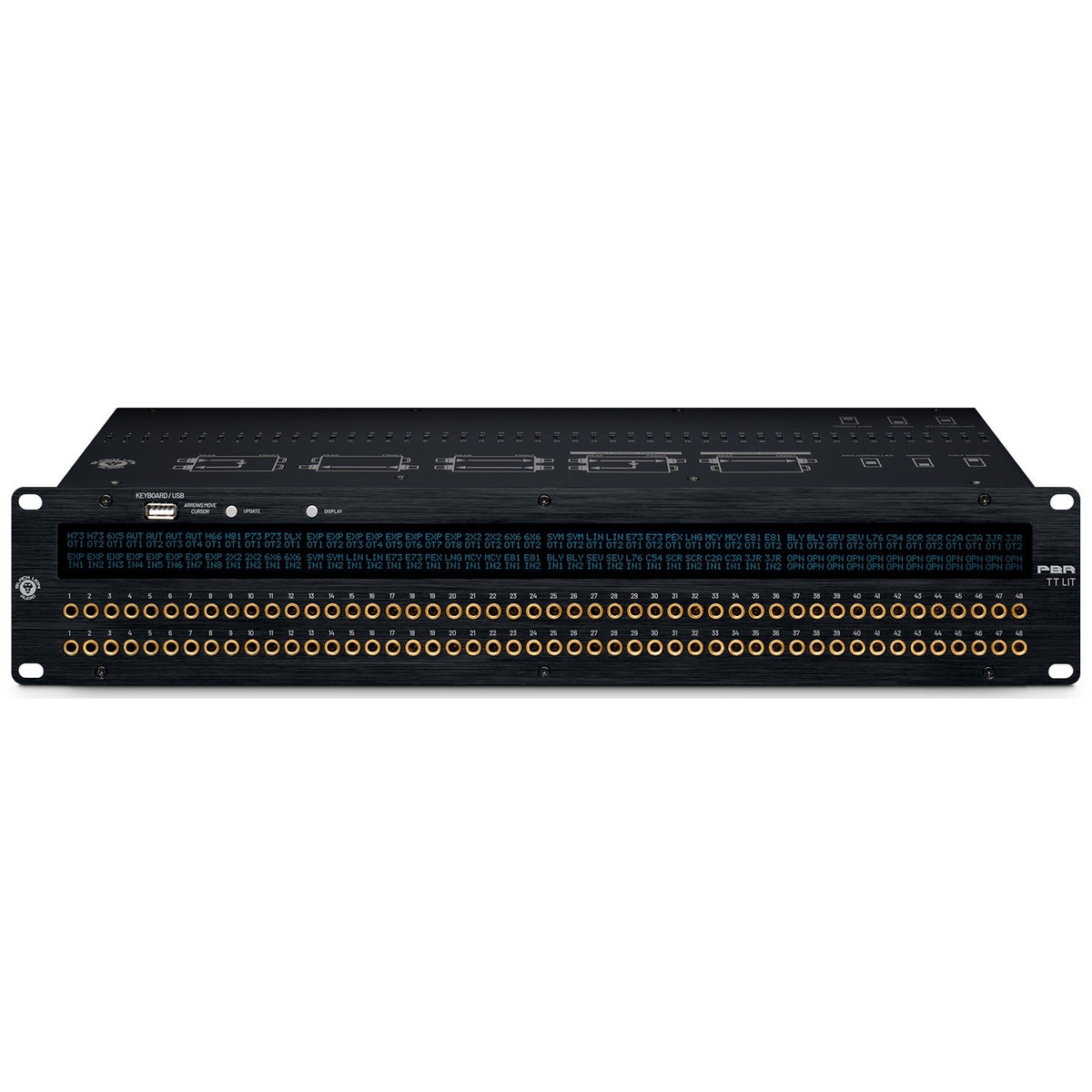 Black Lion Audio PBR TT LIT 96-Point Gold-Plated Patch Bay