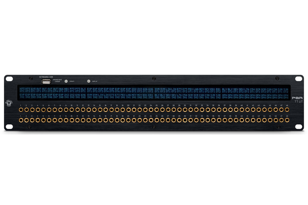 Black Lion Audio PBR TT LIT 96-Point Gold-Plated Patch Bay