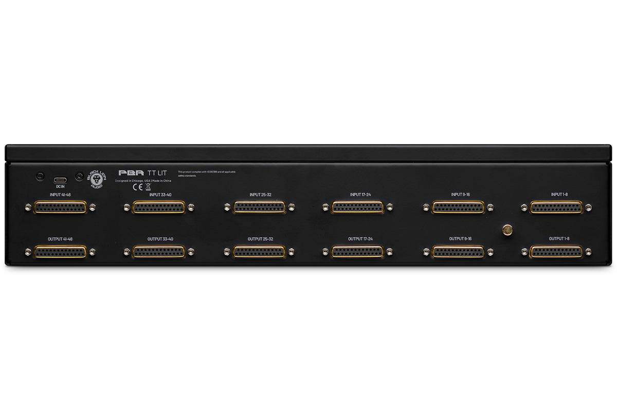 Black Lion Audio PBR TT LIT 96-Point Gold-Plated Patch Bay