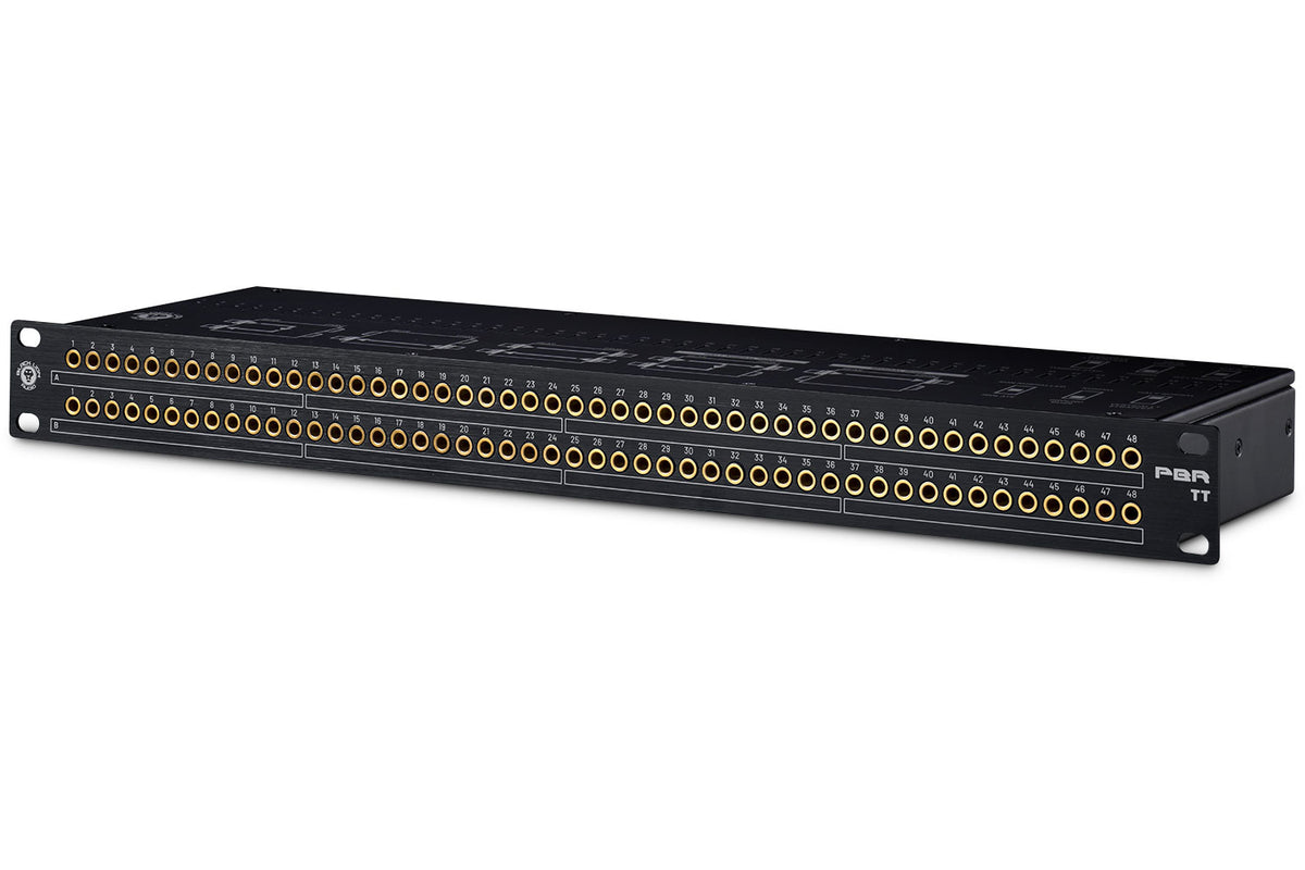 Black Lion Audio PBR-TT 96-Point Gold-Plated TT/DB25 Patch Bay