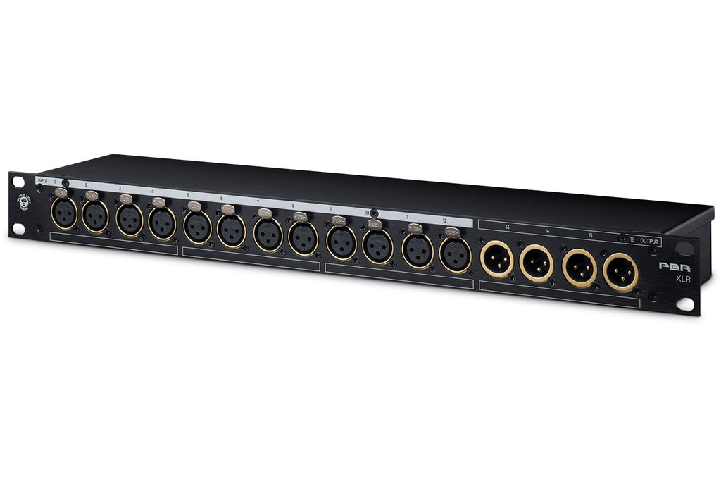 Black Lion Audio PBR-XLR 16-Point Gold Plated XLR Patch Bay (Demo Deal)