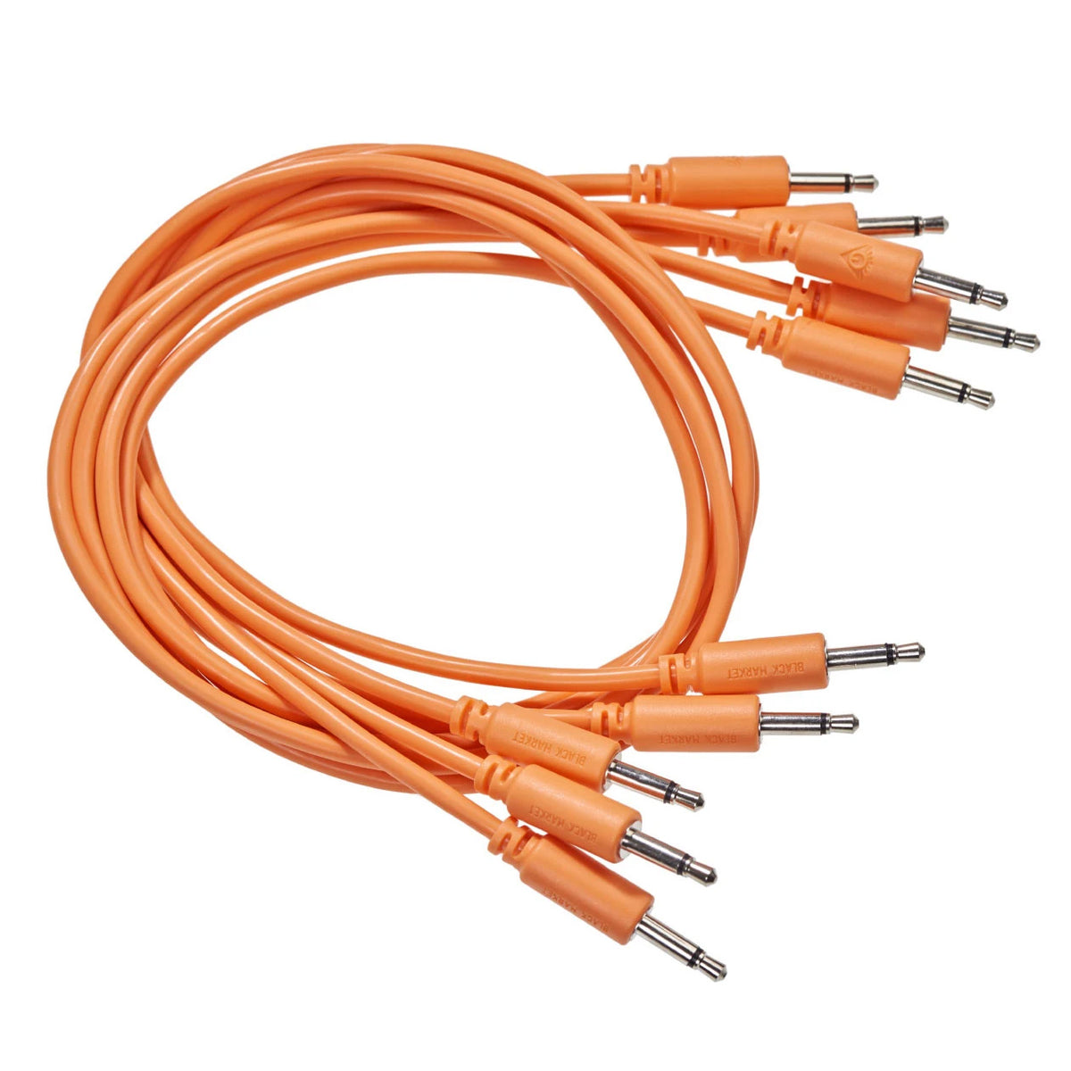 Black Market 60" 3.5mm Patch Cable 5-Pack  - Orange
