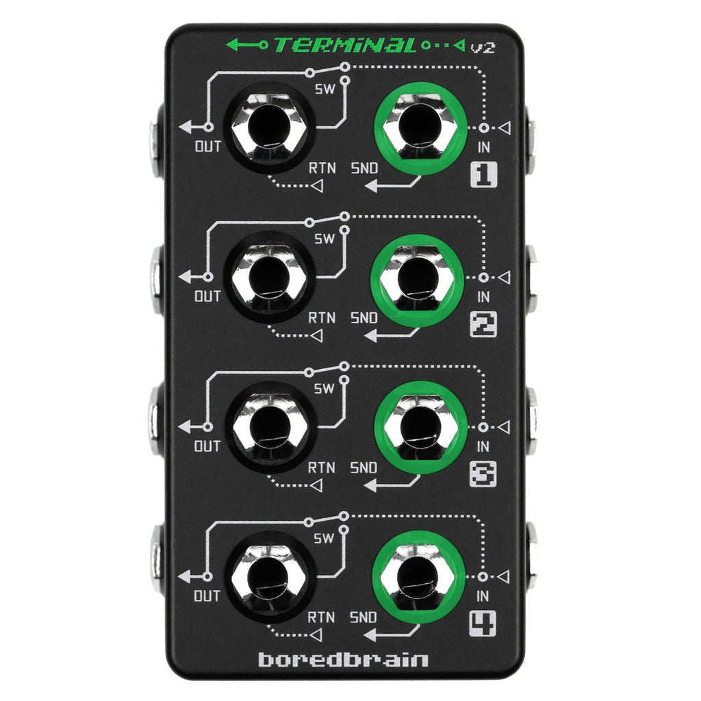Boredbrain Music Terminal v2 Pedal Signal Router