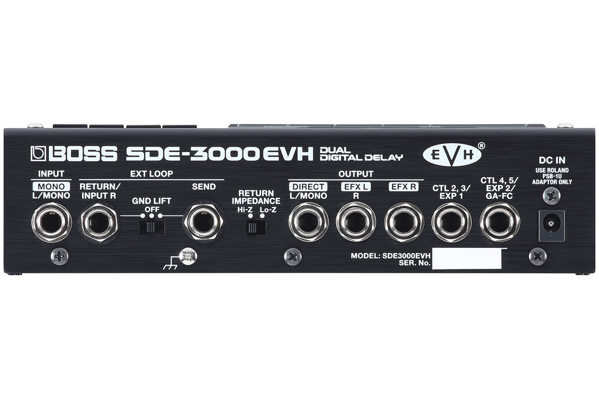 Boss SDE-3000EVH Dual Digital Delay Pedal