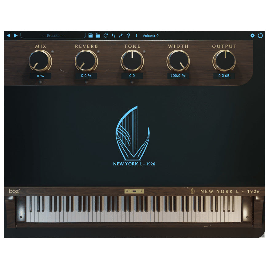 Boz Digital New York L 1926 Piano - Electronic Delivery