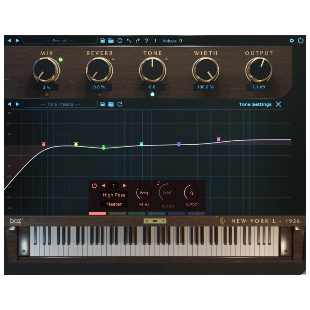 Boz Digital New York L 1926 Piano - Electronic Delivery