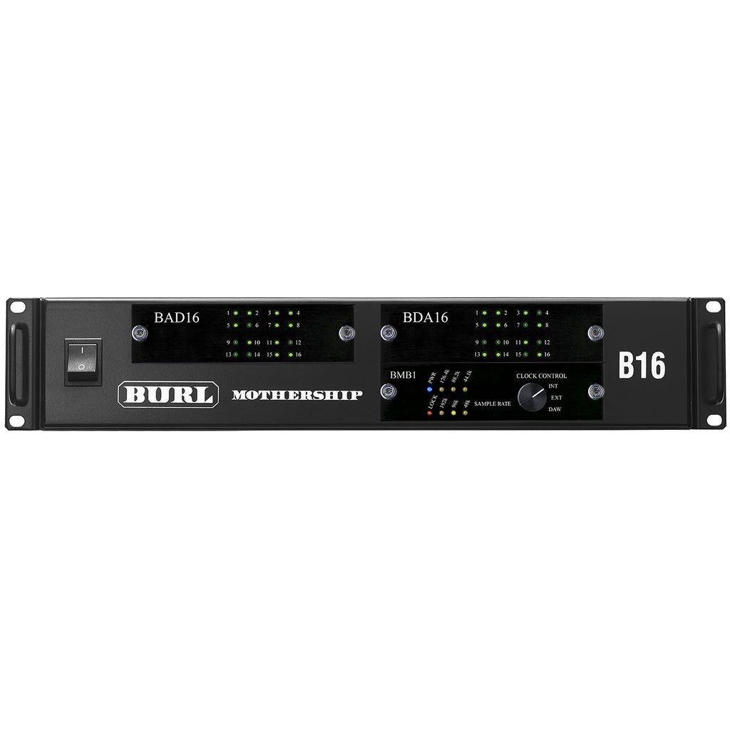BURL Audio B16 MOTHERSHIP 3 with BMB1 Digilink Motherboard and BAD16, BDA16 Daughter Cards (Demo Deal)