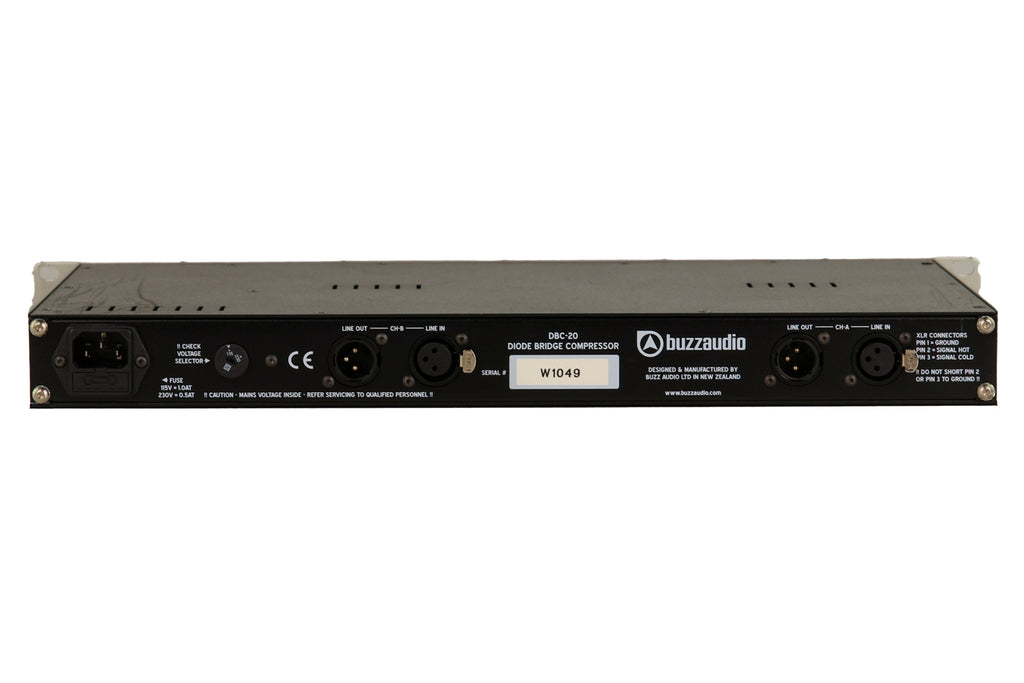 Buzz Audio DBC-20 Dual-Channel Diode Bridge Compressor #W1049 (Used)