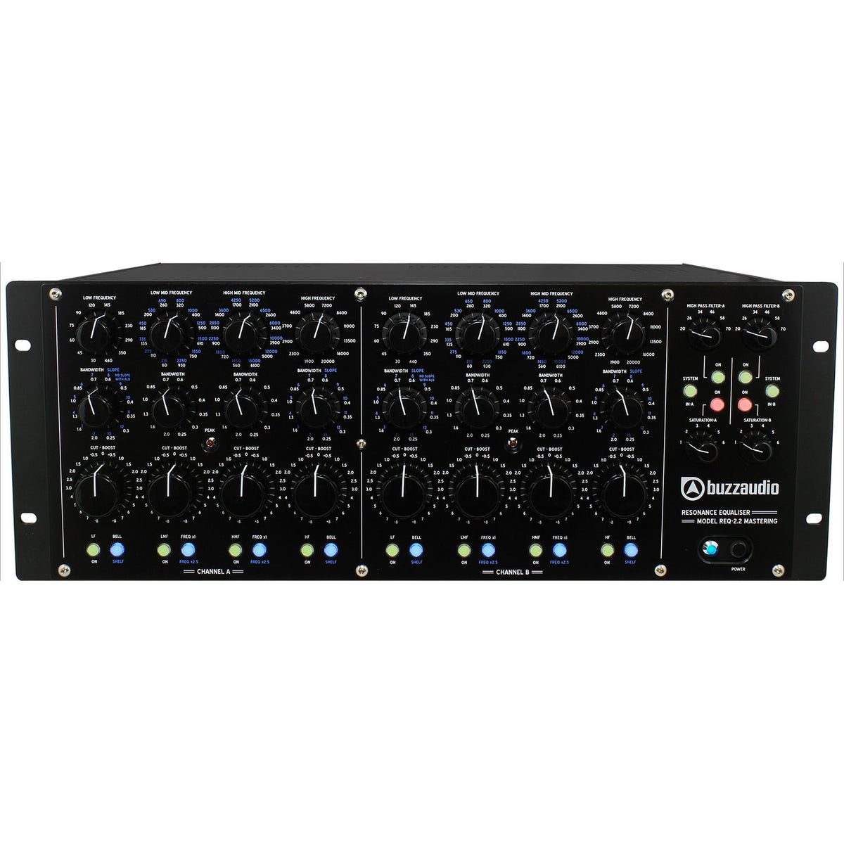 Buzz Audio REQ-2.2 MEA Stereo Mastering EQ - Black