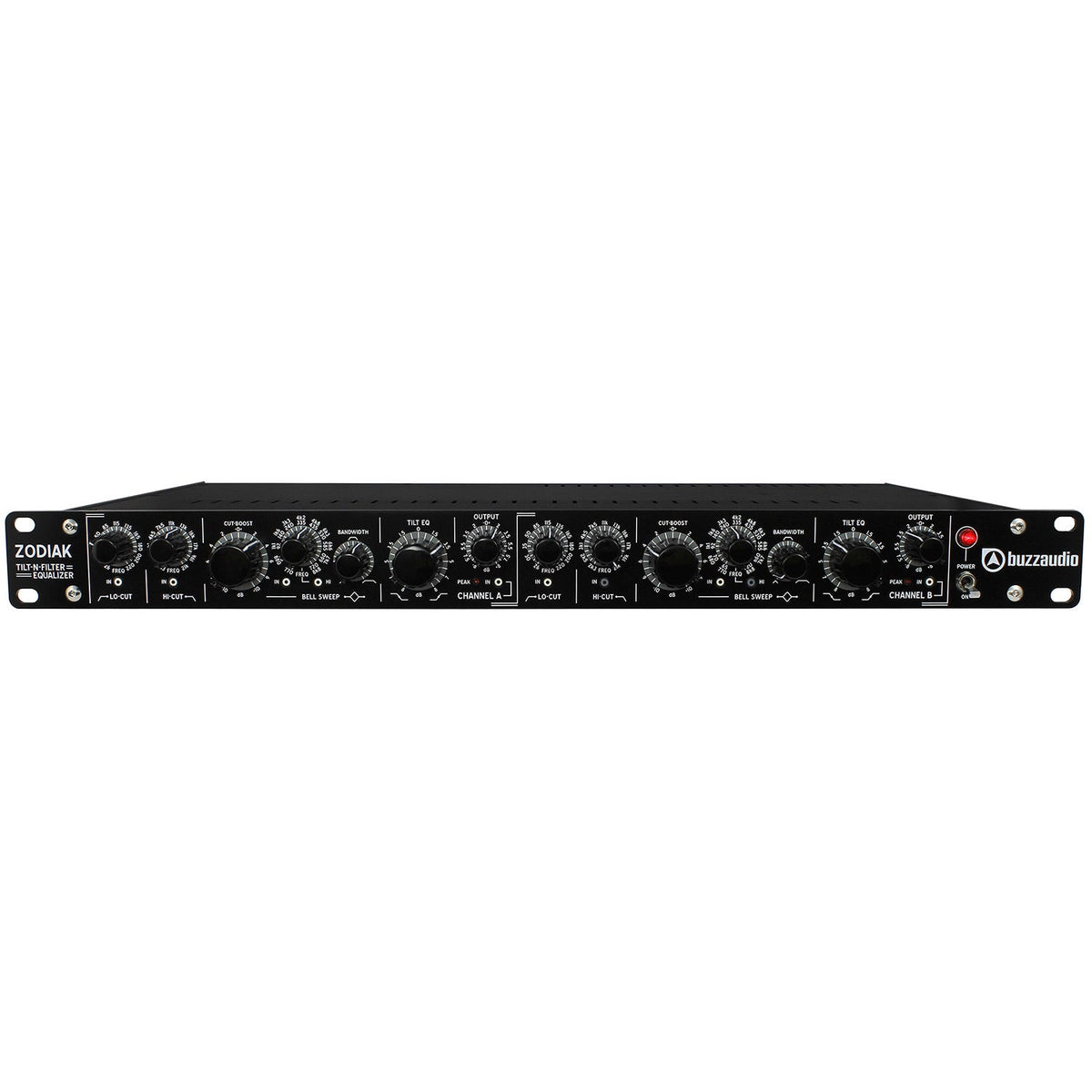 Buzz Audio Zodiak Tilt-N-Filter EQ - BE41 Op Amp/Lundahl Trans - Black