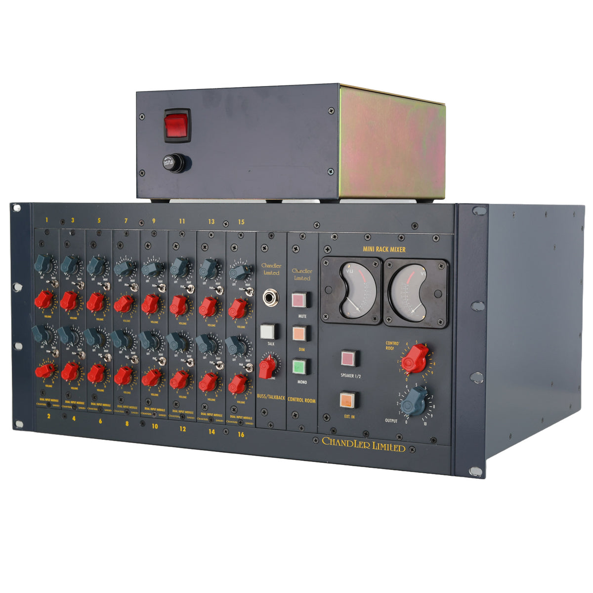 Chandler Limited 16-Channel Mini Rack Mixer with PSU #000 009 (Used) 1