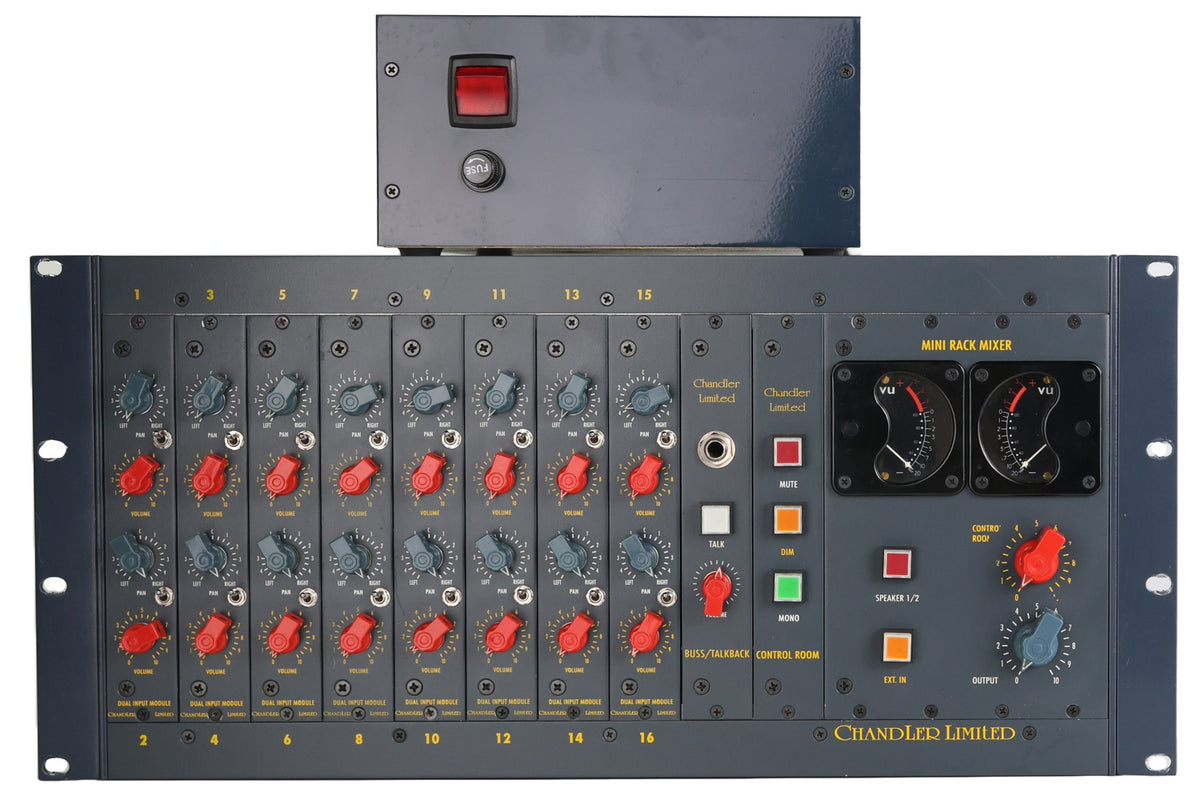 Chandler Limited 16-Channel Mini Rack Mixer with PSU #000 009 (Used)