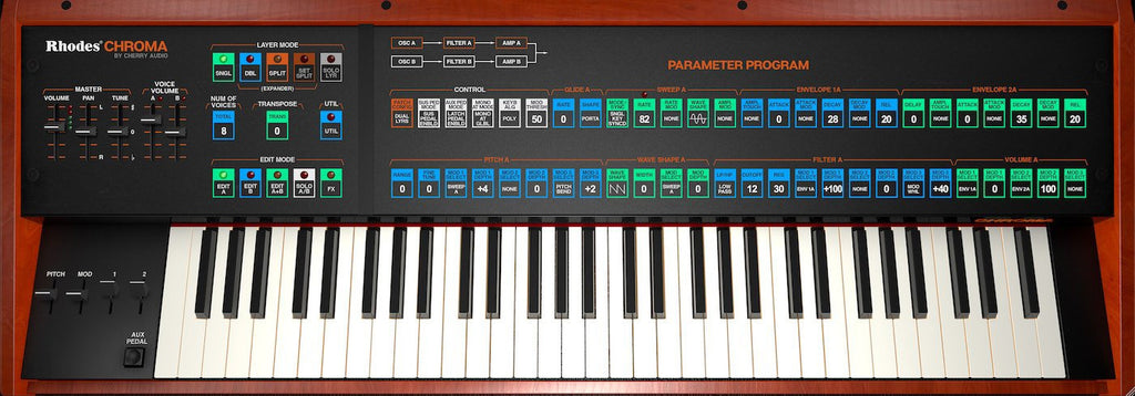 Cherry Audio Rhodes Chroma Synthesizer - Electronic Delivery