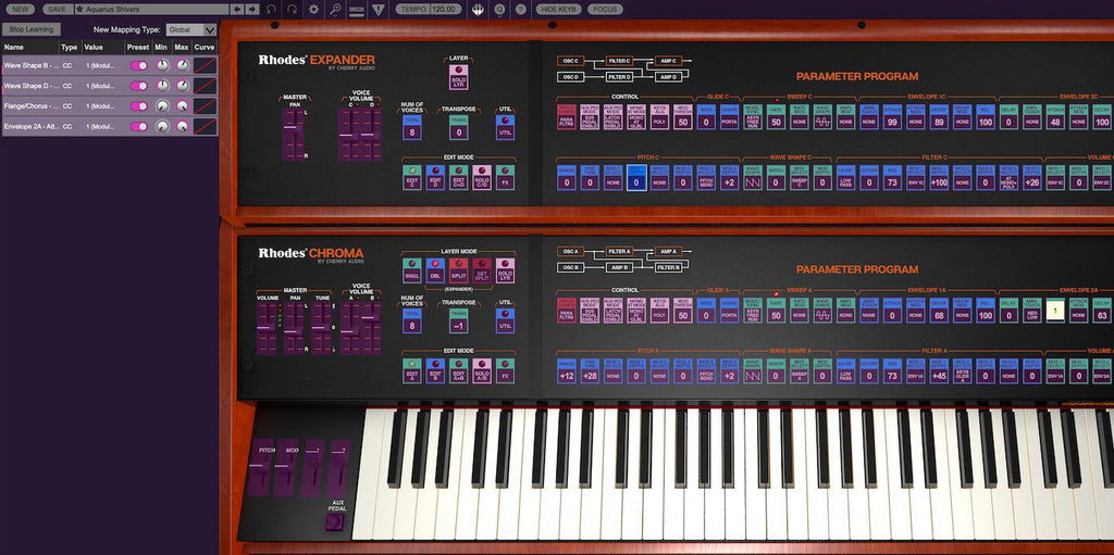 Cherry Audio Rhodes Chroma Synthesizer - Electronic Delivery