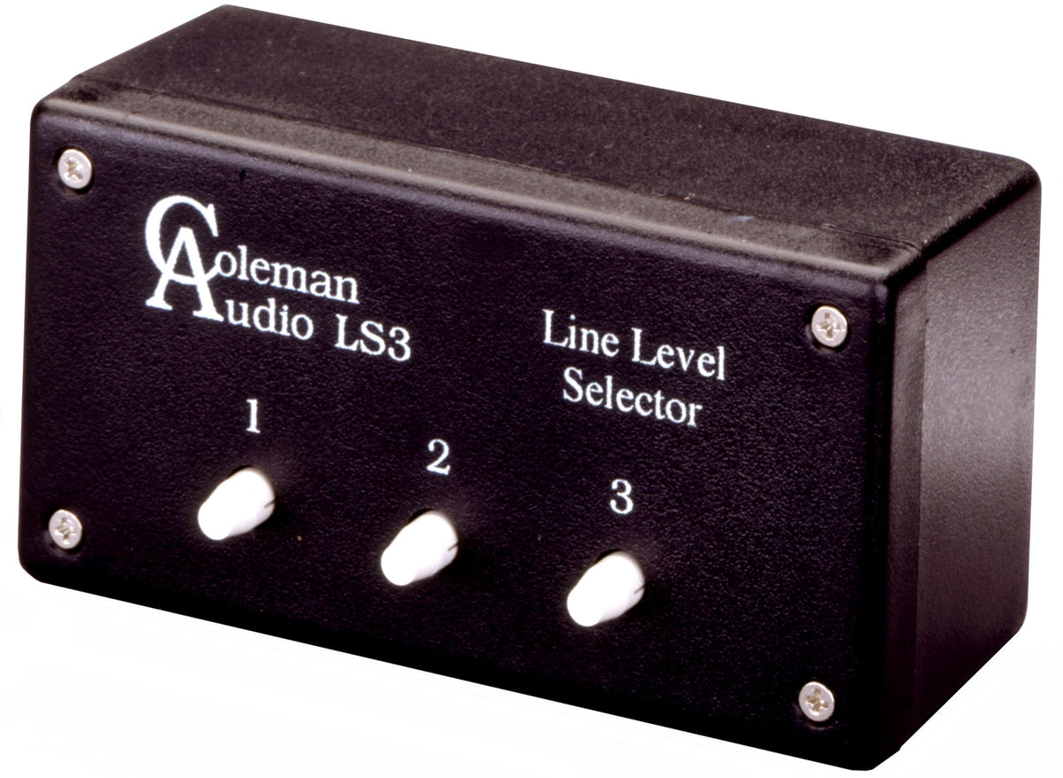 Coleman Audio LS3 Line Level Selector (Demo Deal)
