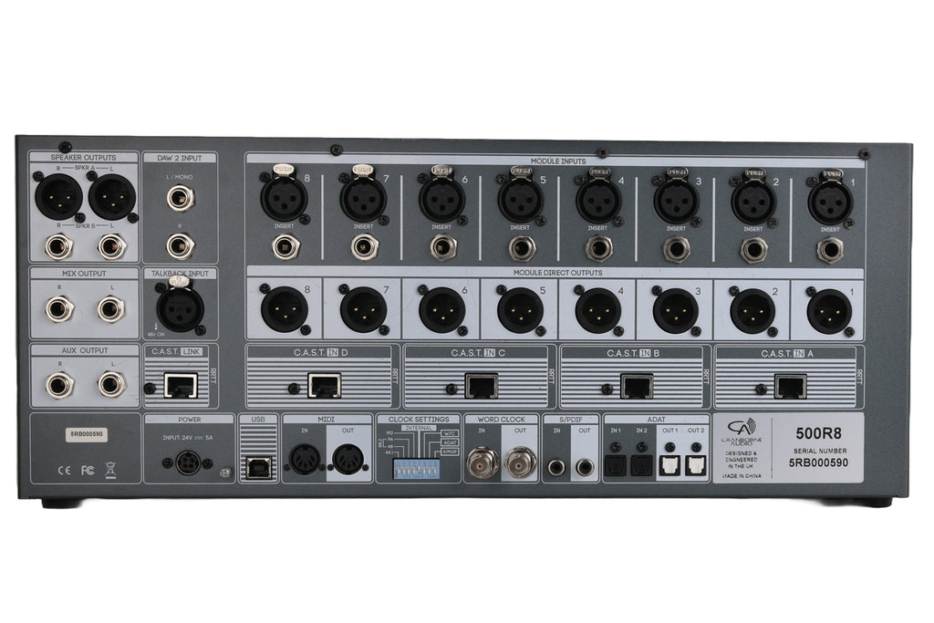 Cranborne Audio 500R8 8-Slot 500 Series Rack/Interface #5RB000590 (Used)