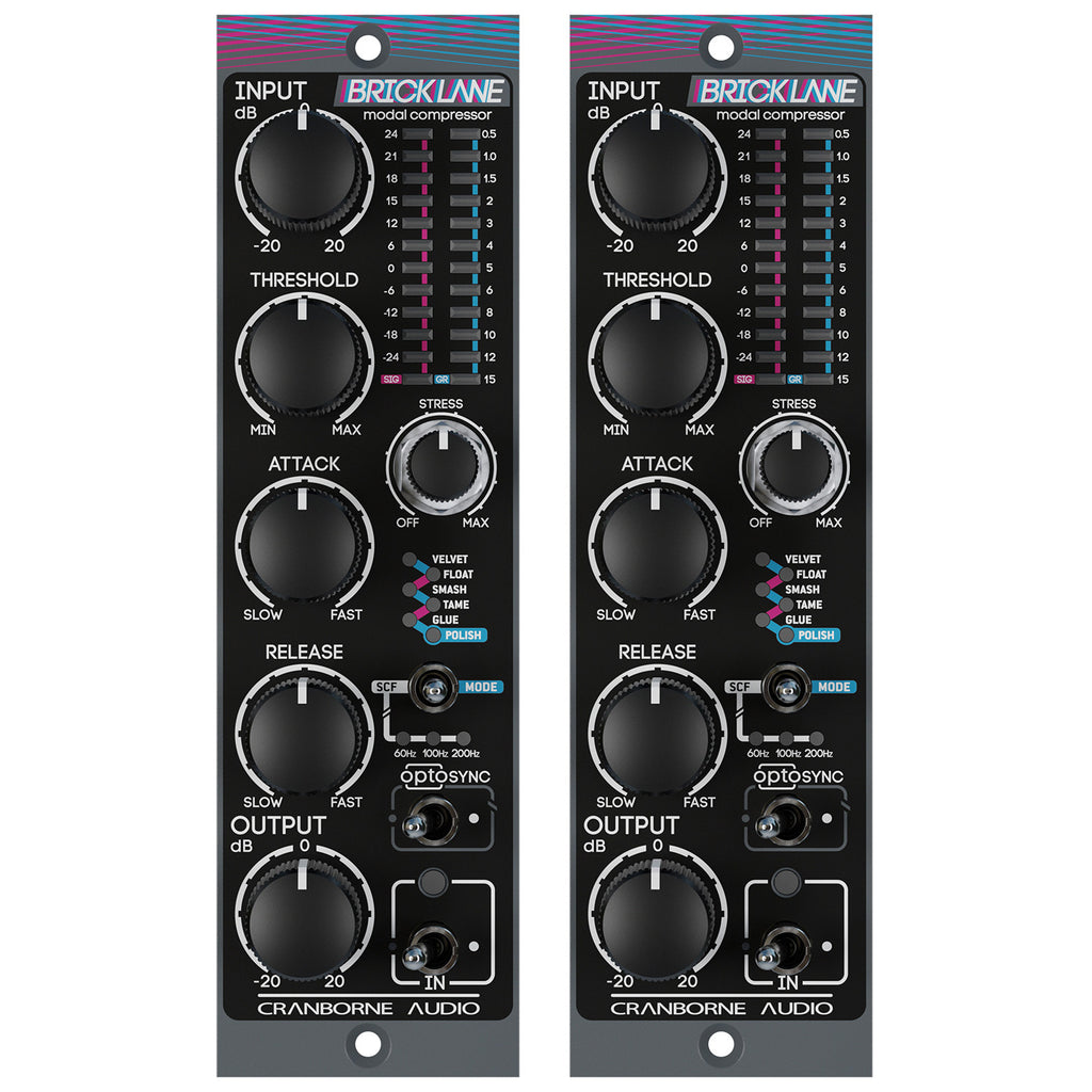 Cranborne Audio Brick Lane 500 Series PWM Compressor Stereo Pair