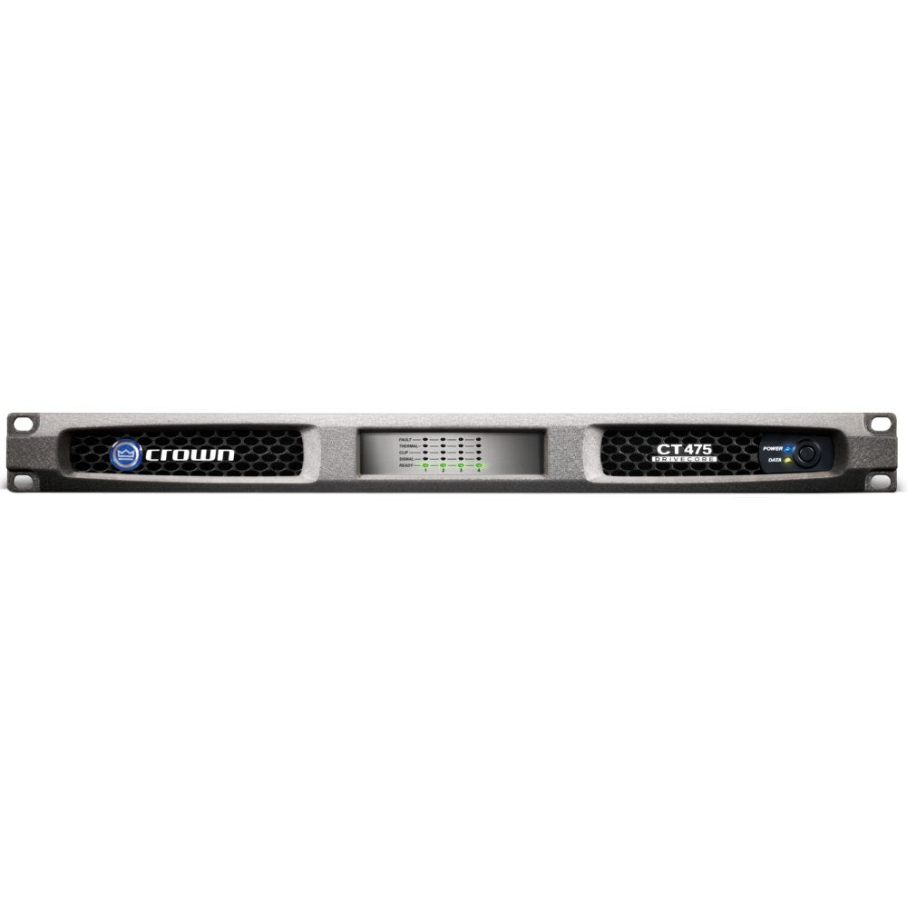 Crown CT475 ComTech DriveCore, 4-Ch, 75W at 4/8 Ohmss