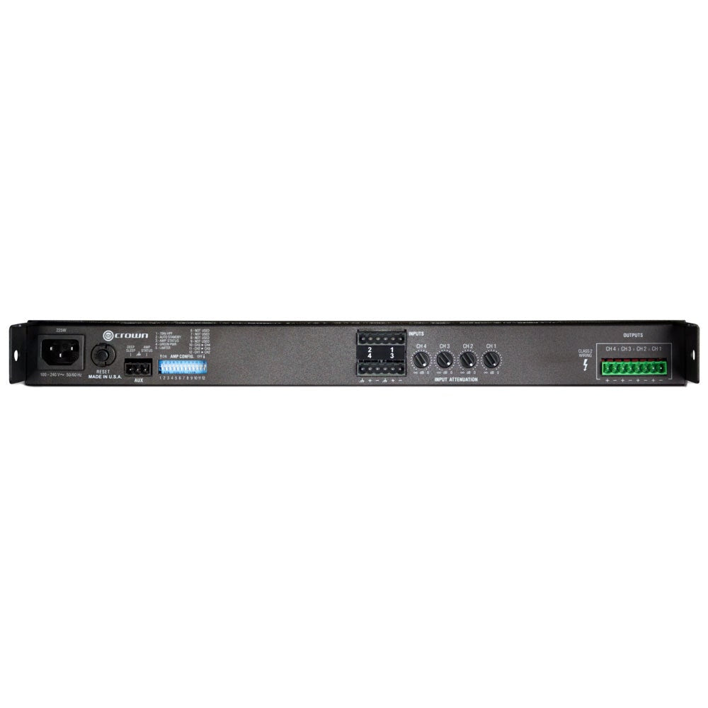 Crown CT475 ComTech DriveCore, 4-Ch, 75W at 4/8 Ohmss