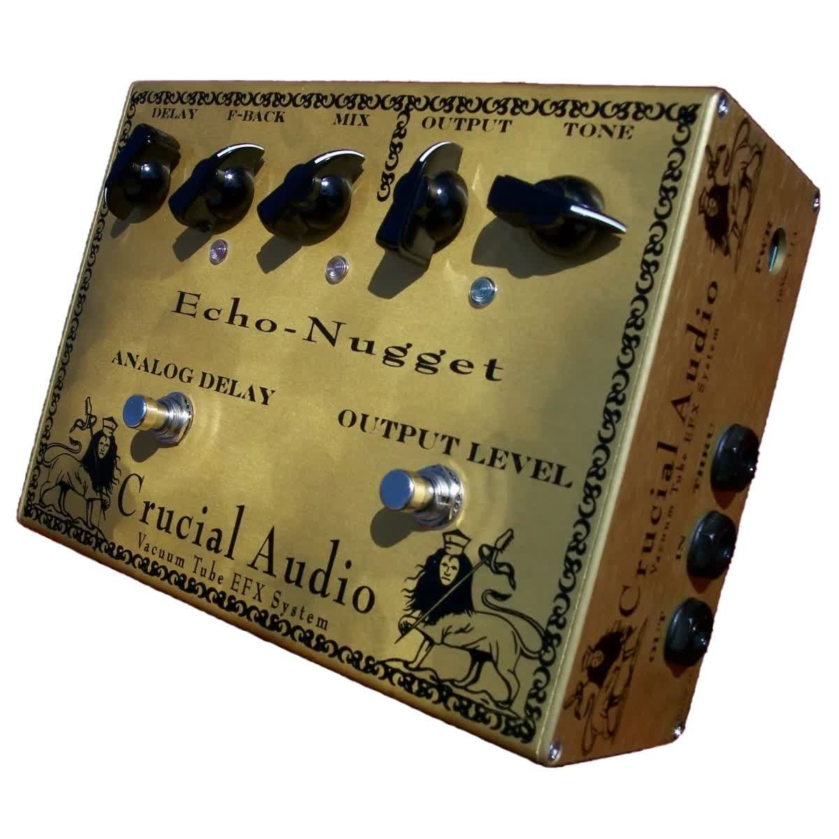 Crucial Audio Echo-Nugget Vacuum Tube Analog Delay Pedal