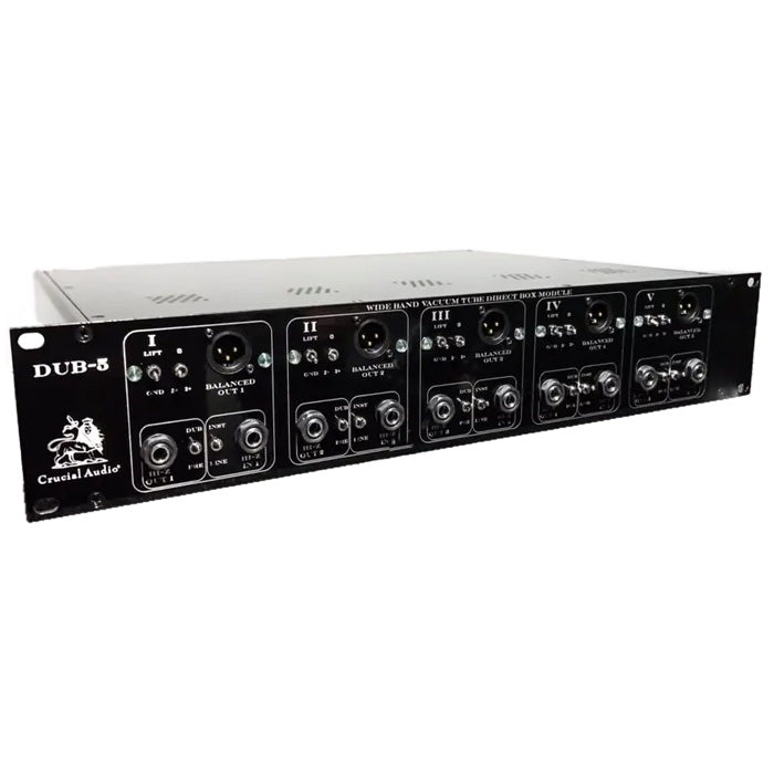 Crucial Audio DUB-5 Five-Channel Rack-Mount Vacuum Tube Direct Interface