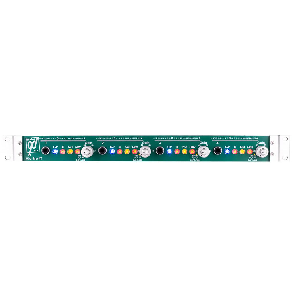 Daking Mic Pre 4T 4-Channel Microphone Preamp