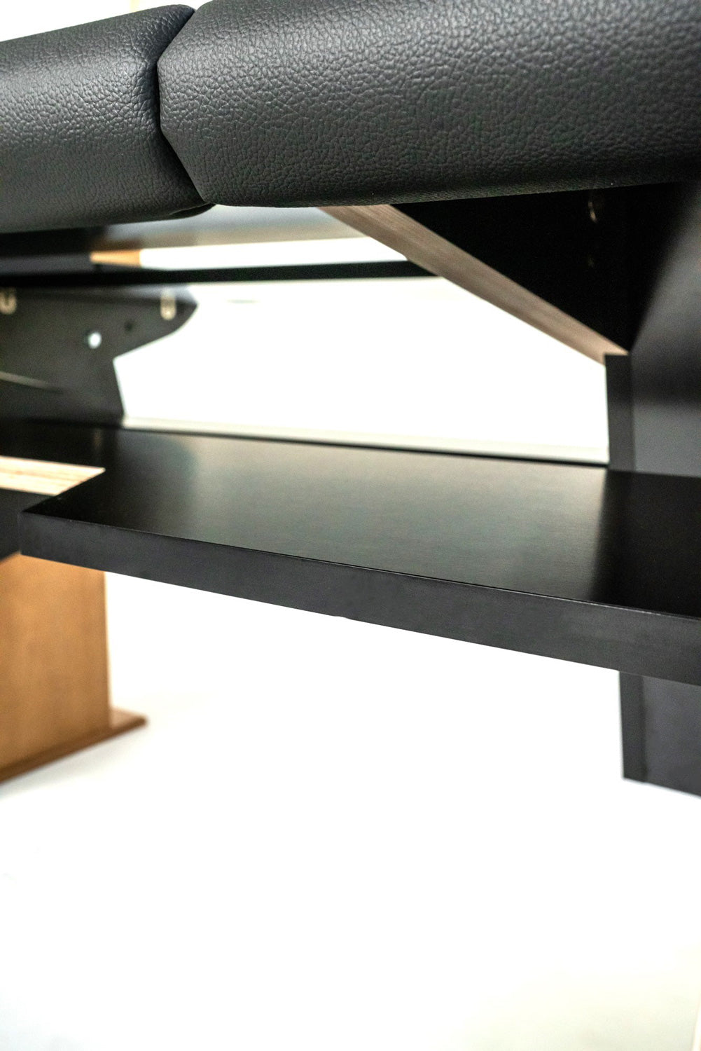 Dangerfox Genesis SplitBay 16U 42" Straight Studio Desk - Walnut