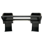 Dangerfox Genesis SplitBay 16U 36" Straight Studio Desk with Keyboard Tray - Midnight Black