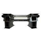Dangerfox Genesis SplitBay 16U 36" Straight Studio Desk with Keyboard Tray - Midnight Black