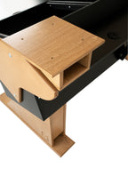 Dangerfox Genesis 24U Studio Desk with Keyboard Tray - Walnut