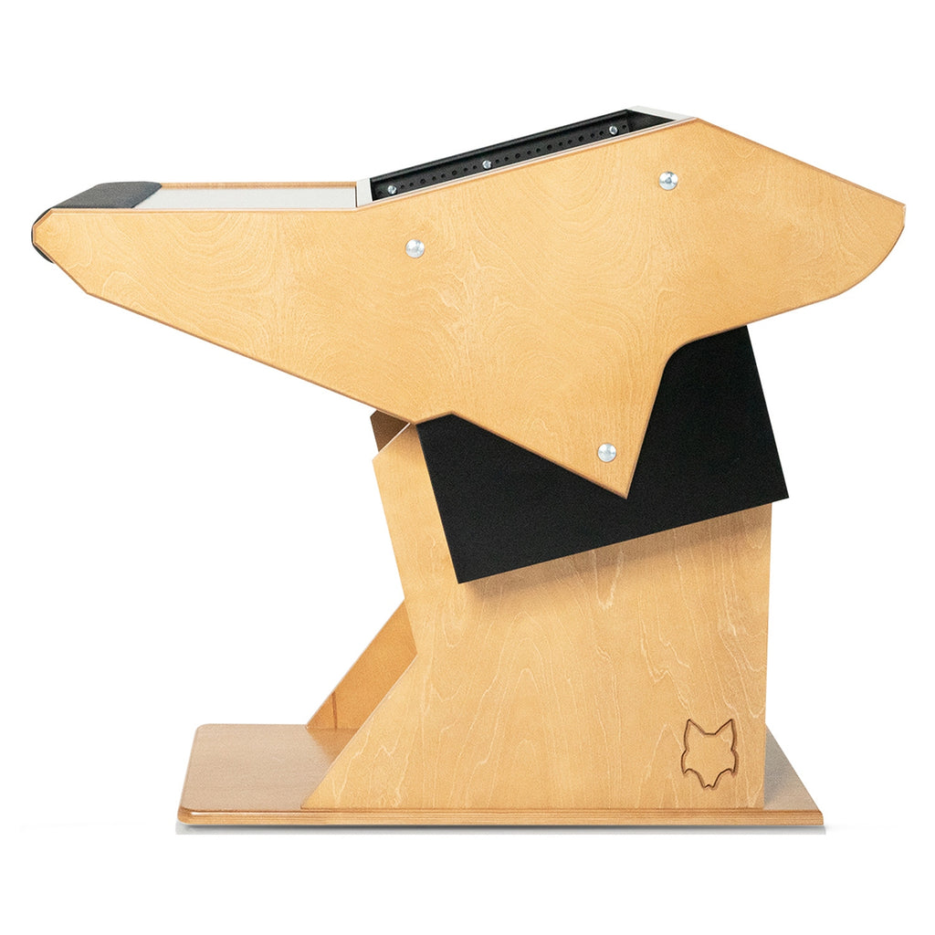 Dangerfox Genesis 8U Solo Studio Desk - Walnut