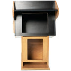 Dangerfox Genesis 8U Solo Studio Desk - Walnut