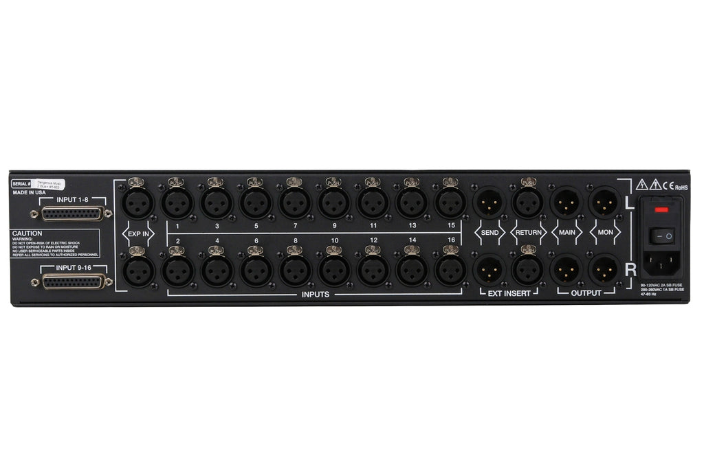 Dangerous Music 2-BUS+ 16-Channel Analog Summing Mixer #1463 (Used)