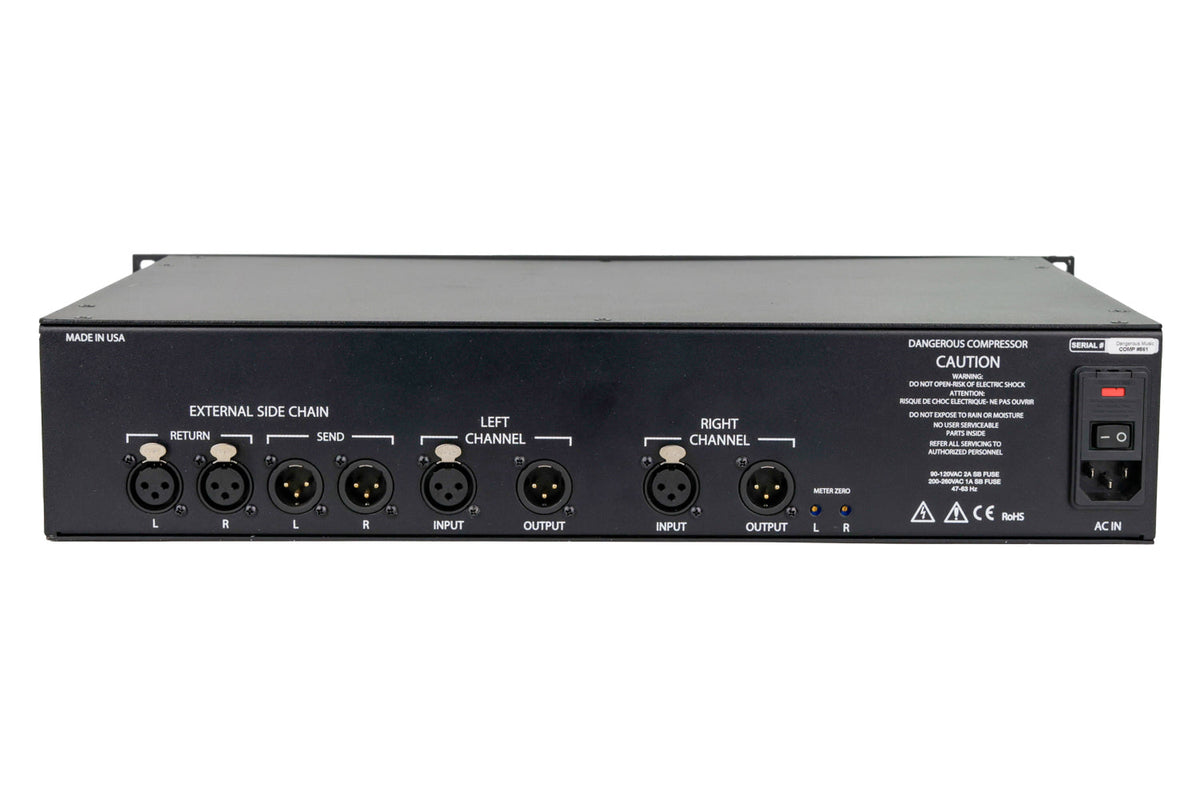 Dangerous Music COMPRESSOR Stereo Bus Compressor #861 (Used)