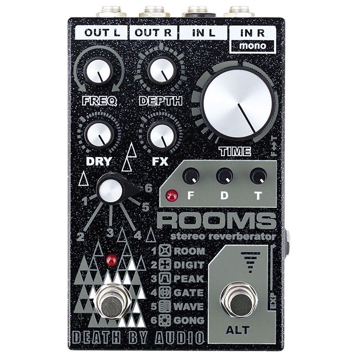 Death by Audio ROOMS Stereo Reverberator Pedal