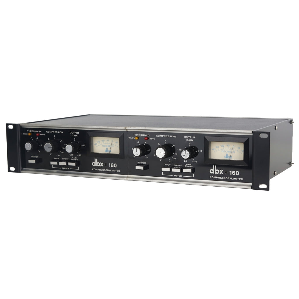 DBX 160 VU Compressor/Limiter - Pair #11126/11314 (Vintage) 1