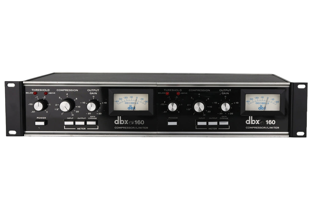 DBX 160 VU Compressor/Limiter - Pair #5366 #5504 (Vintage)