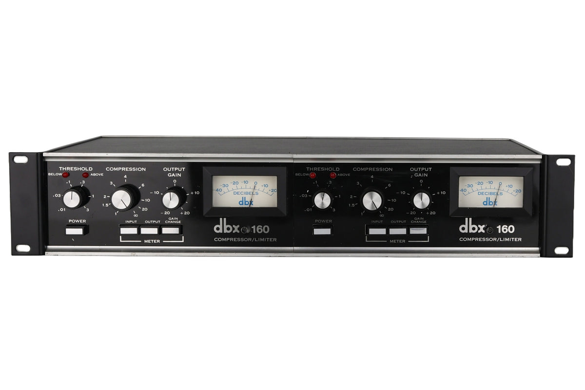 DBX 160 VU Compressor/Limiter - Pair #5366 #5504 (Vintage)