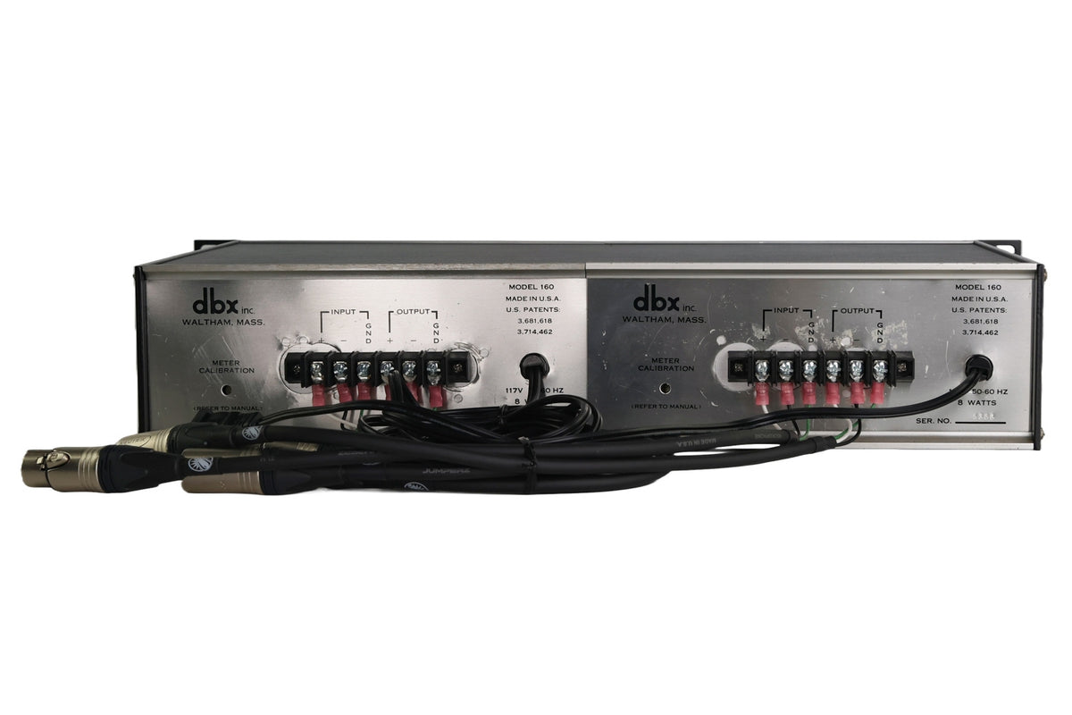 DBX 160 VU Compressor/Limiter - Pair #5366 #5504 (Vintage)