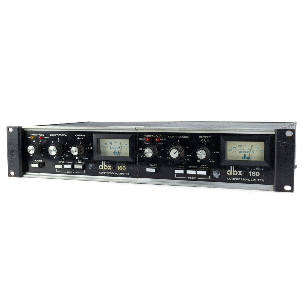 DBX 160 VU Compressor/Limiter - Pair #5386/11098 (Vintage) 1