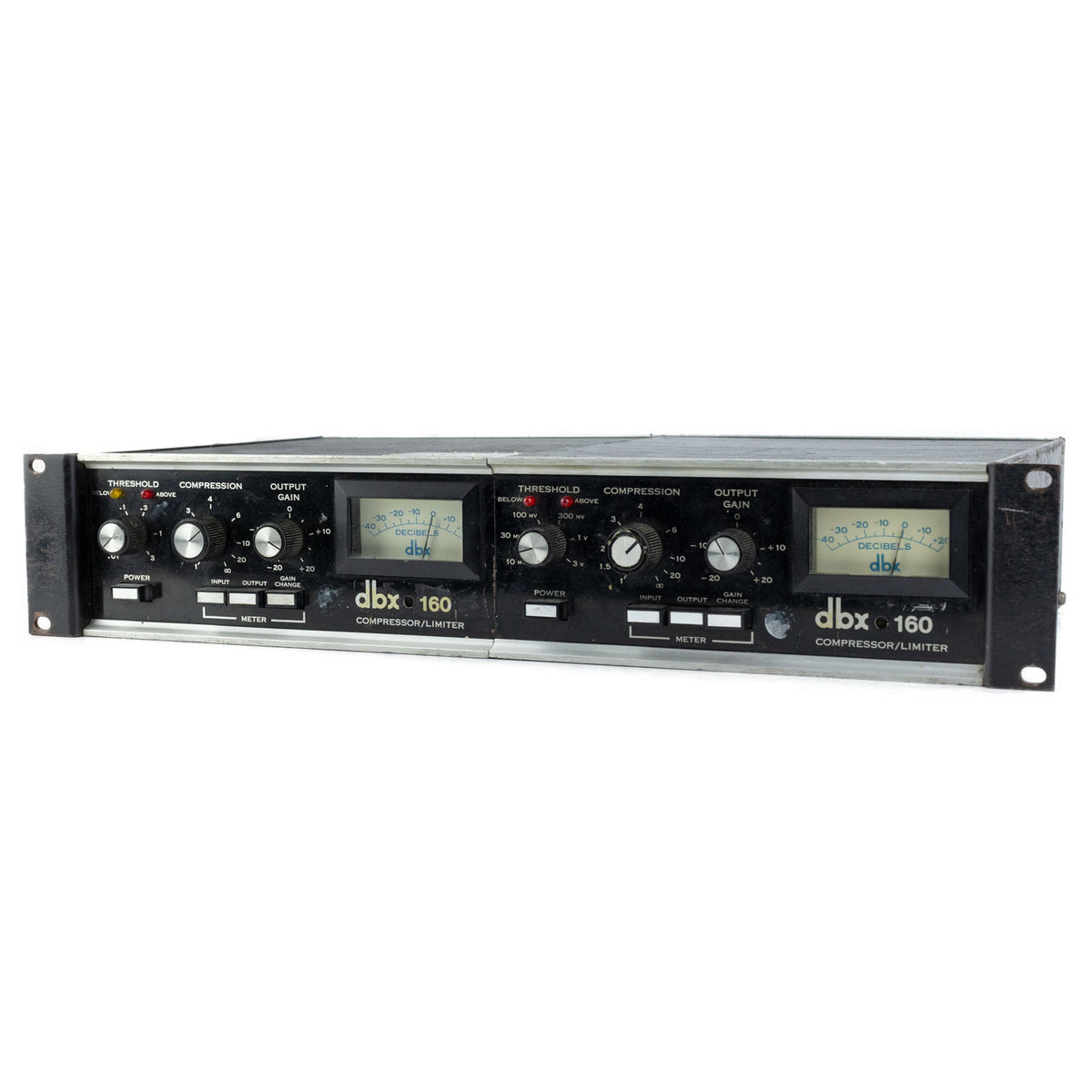 DBX 160 VU Compressor/Limiter - Pair #5386/11098 (Vintage) 1