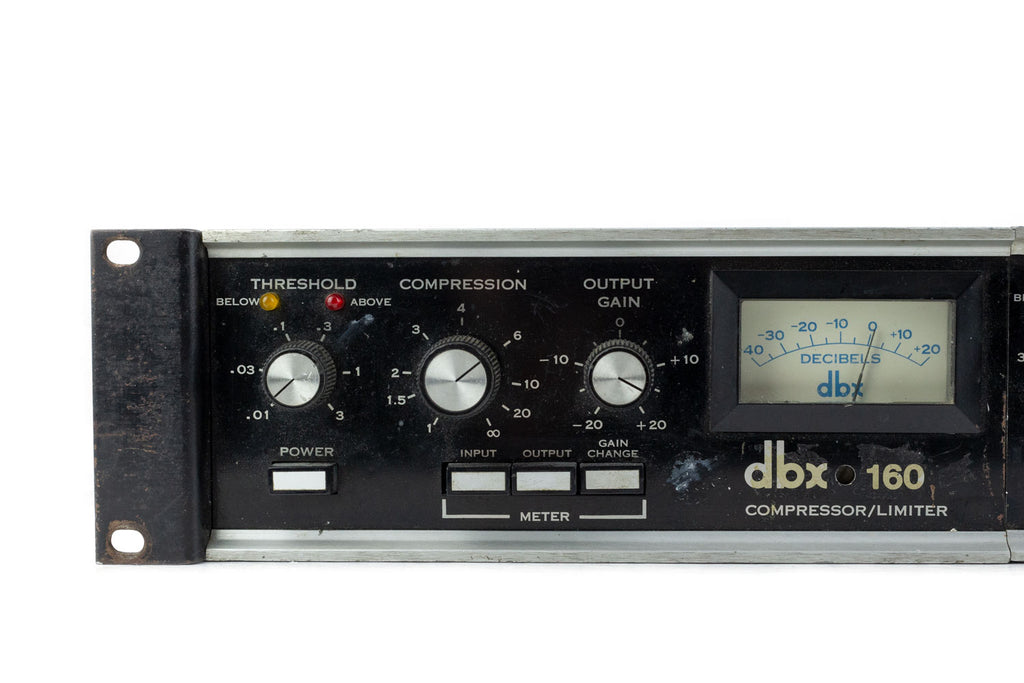 DBX 160 VU Compressor/Limiter - Pair #5386/11098 (Vintage)
