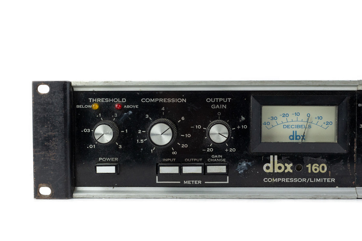 DBX 160 VU Compressor/Limiter - Pair #5386/11098 (Vintage)