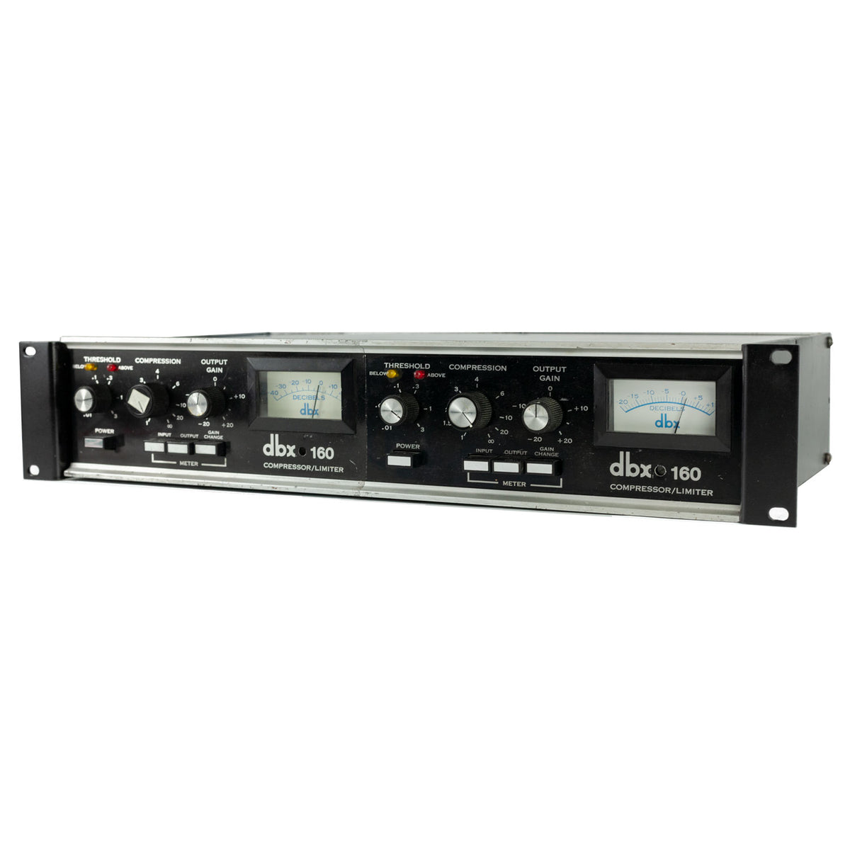 DBX 160 VU Compressor/Limiter - Pair #8124/8176 (Vintage) 1