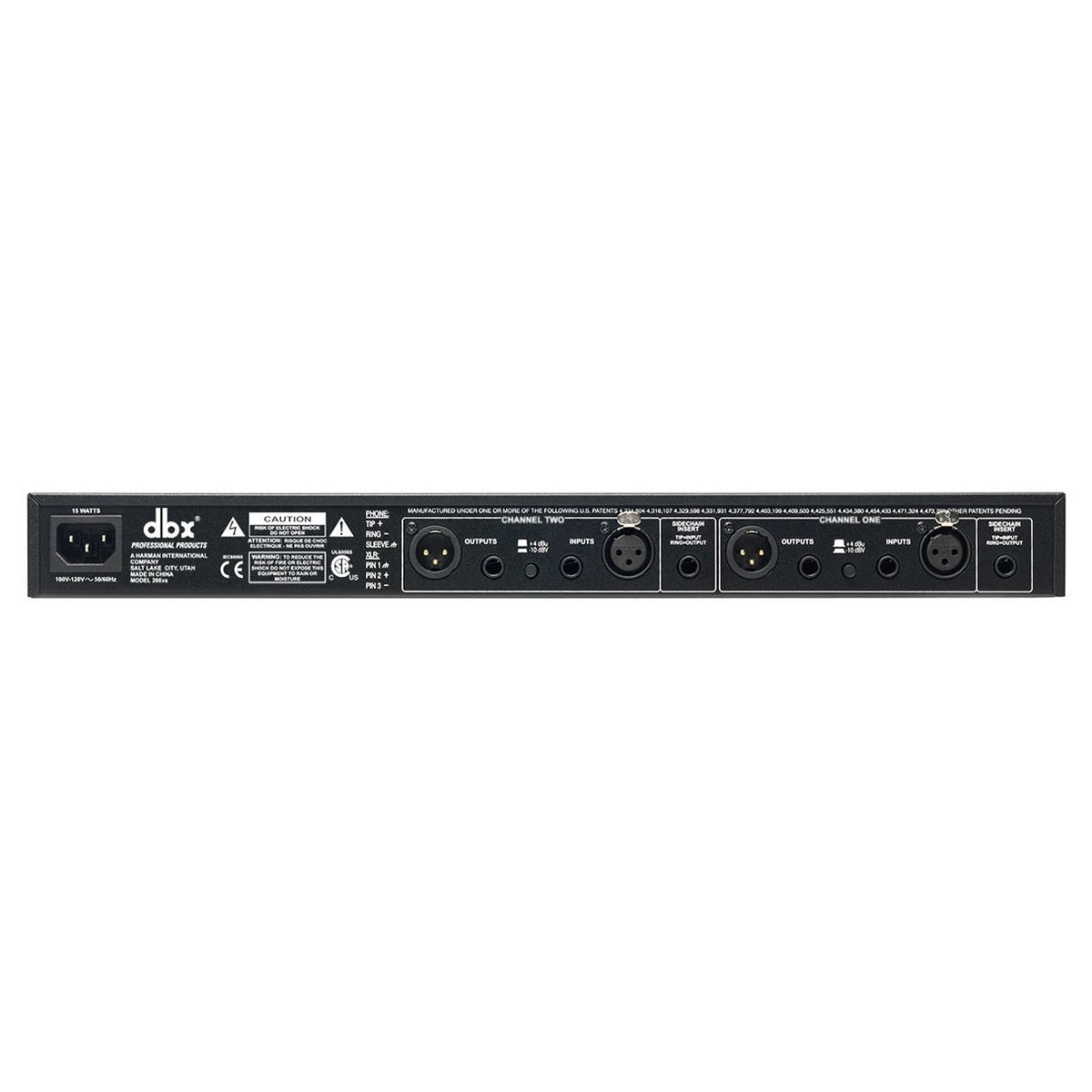 DBX 266XS Dual-Channel Compressor/Gate