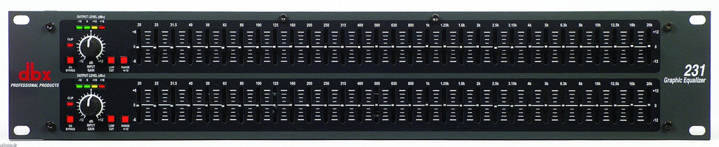 DBX 231s Dual-Channel 31-Band Graphic EQ