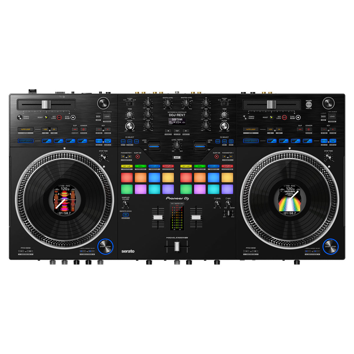Pioneer DJ DDJ-REV7 2-Deck Serato DJ Controller